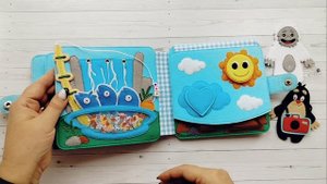 Крот турист - фетровая книжка