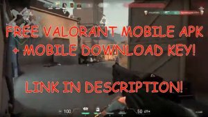 VALORANT MOBILE ANDROID APK DOWNLOAD! FREE VALORANT ANDROID! (LINK IN DESCRIPTION!)