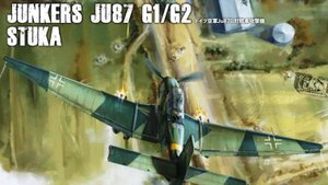 Распаковка Border Models 1 35 BF-002 Junkers JU-87 Stuka