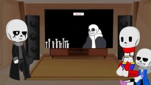 Реакция Андертейл на Гличтейл s1 ep1