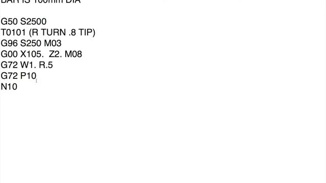 simple guide to programming a G72 facing canned cycle on FANUC смотреть онлайн