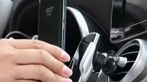 Держатель для телефона с беспроводной зарядкой с автоматическим зажимом