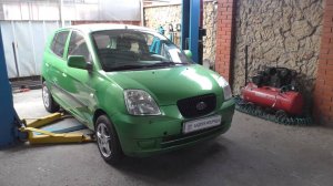 Замена передних ступичных подшипников на Киа Пиканто 1,1 Kia Picanto 2005