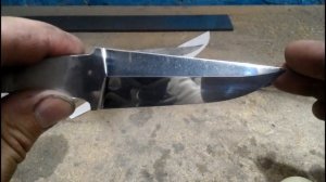 Приспособа для галтовки и различный финиш клинков