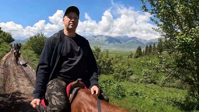 КЫРГЫЗСТАН июнь 2024 Конная прогулка смотреть онлайн