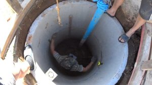подводка воды из скважины кессон