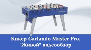 Настольный футбол Garlando Master Pro