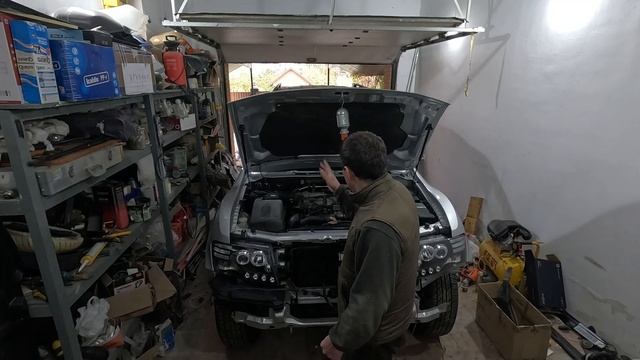 Паджеро 3 Сборка салона и запуск двигателя