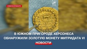 Сотрудники Херсонеса Таврического рассказали о найденной уникальной монете 70-х годов до нашей эры