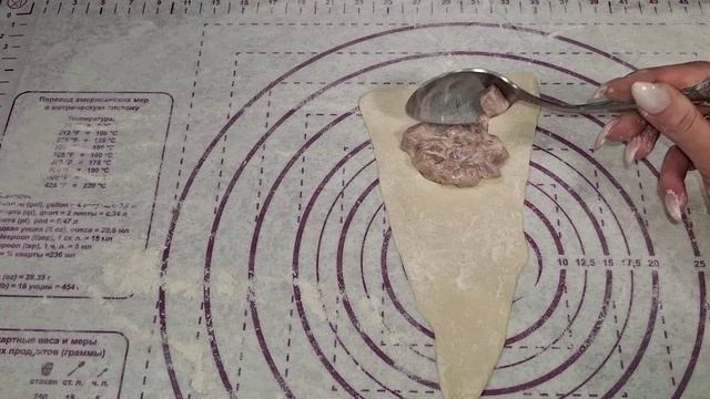 Бучачи-круассанчики с курицей.