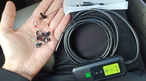 Проверка камеры сгорания ДВС видео-эндоскопом iCartools IC-V803-2