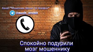 Спокойно подурили мозг мошеннику