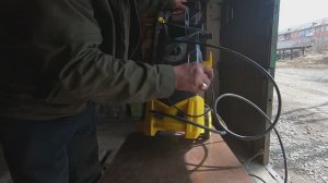 Мойка Huter 195 Подключил и показал в работе!!!
