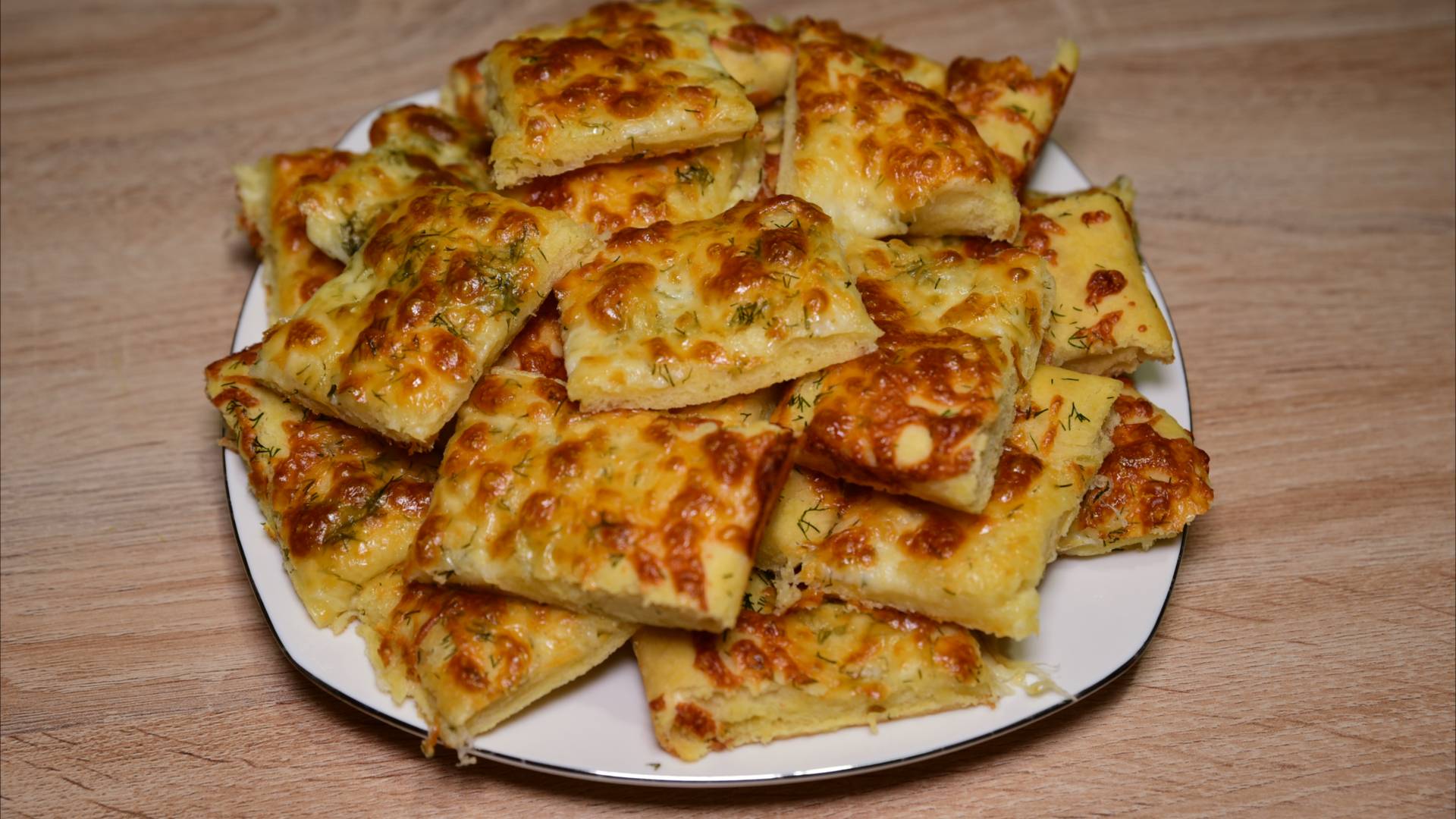 Большая СЫРНАЯ ЛЕПЕШКА. Пицца-закуска