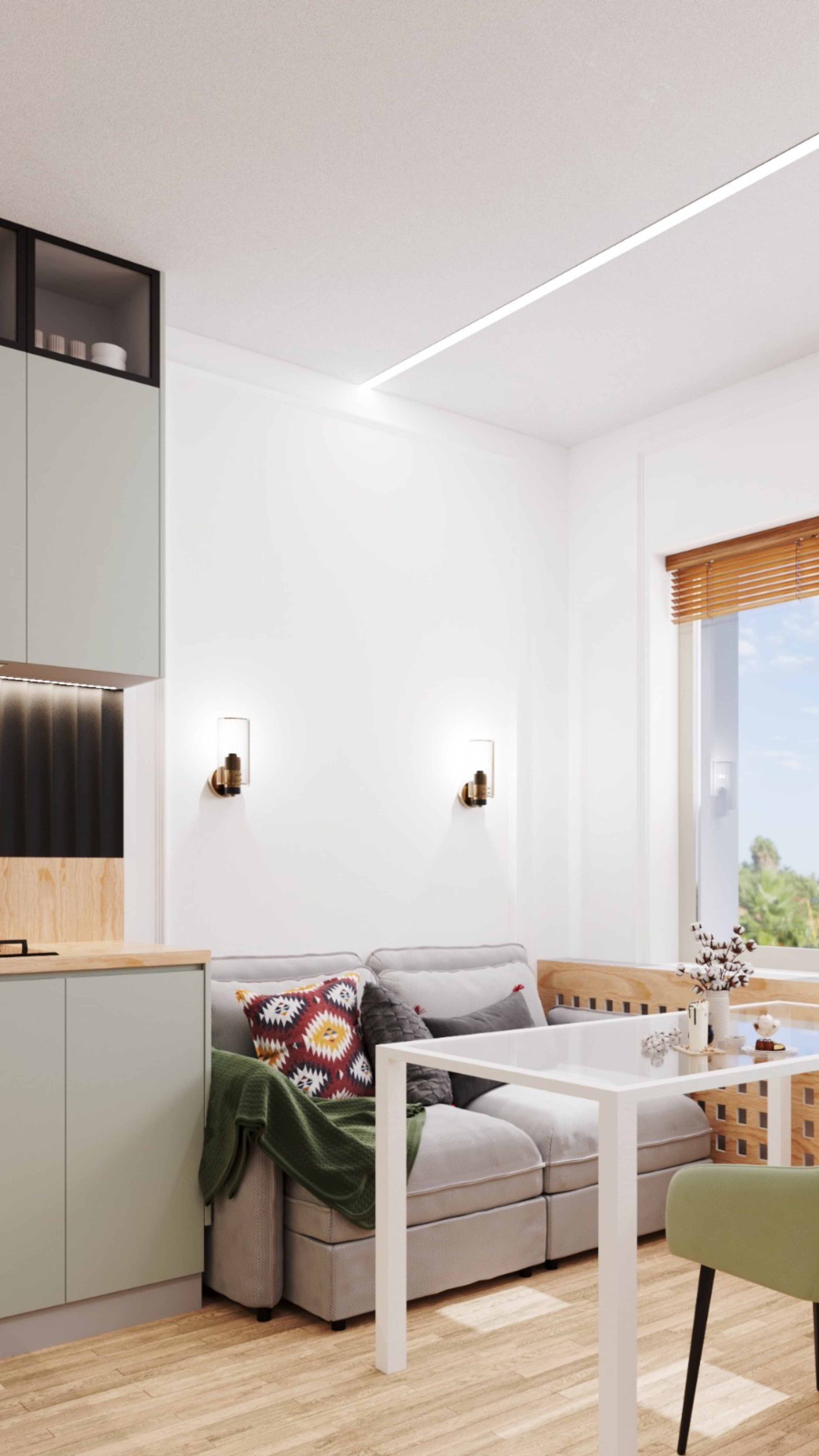 Интерьер квартиры. Москва. 45.кв.м