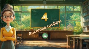Приключения в мире цифр! Изучаем цифру 4.