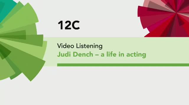 English File 4 edition Elementary VIDEO LISTENING Judi Dench - a life in acting