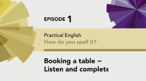 English File 4 Beginner episode1 Booking a table b