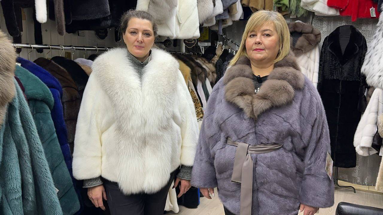 Роскошные шубы на пышные формы в салоне Дом меха у Ромы