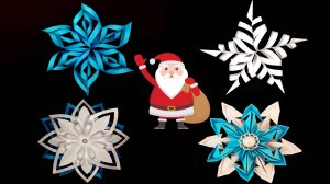 Как Вырезать Бумажные снежинки. Легкое изготовление снежинок из бумаги