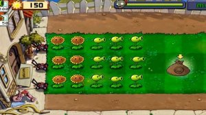 растения против зомби 1-3 уровень