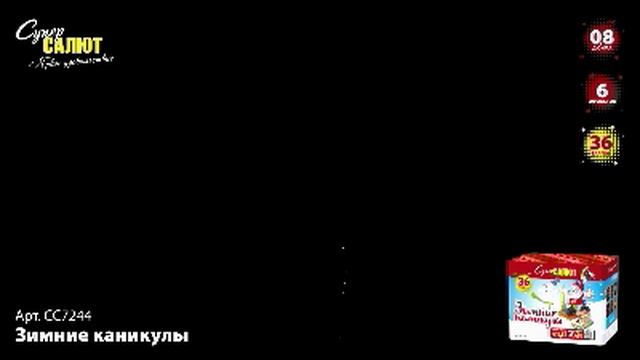 СС7244 Салют Зимние каникулы (0,8" х 36) смотреть онлайн