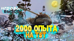 🔥ПОТНЫЙ БОЙ на 2000 ОПЫТА на TST🔥 | Турнир Игровой: Вызов | Мир Танков