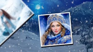 Девушка зима