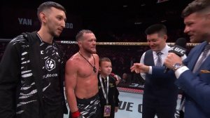 UFC Макао: Петр Ян - Слова после боя