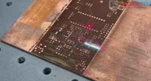 Лазерная гравировка электронной платы