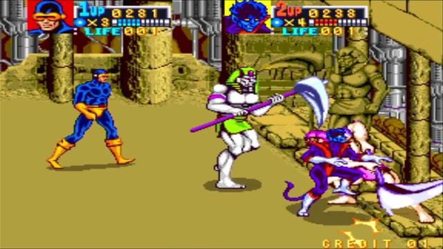 X-man боссы Beat,em up
