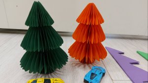 Елочки из бумаги