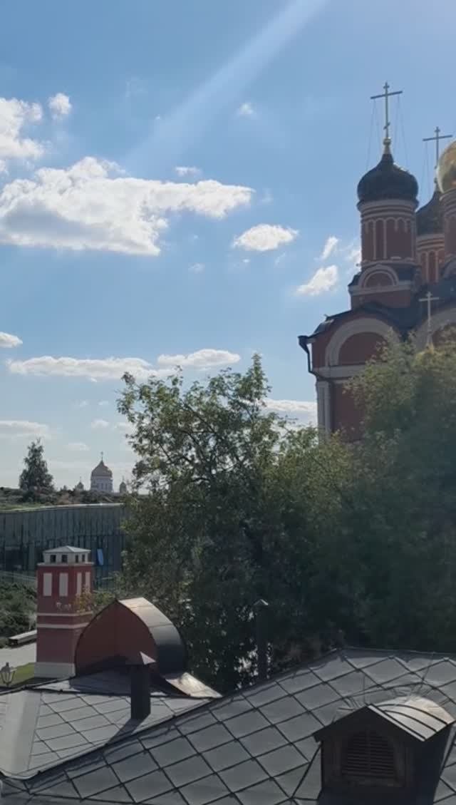 Зарядье. Вид со смотровой площадки. Храмы Варварки. Прогулки по Москве.