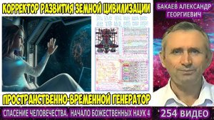 Части 253-256. [Пространственно-временной генератор] - Начало Божественных наук. Бакаев А.Г.