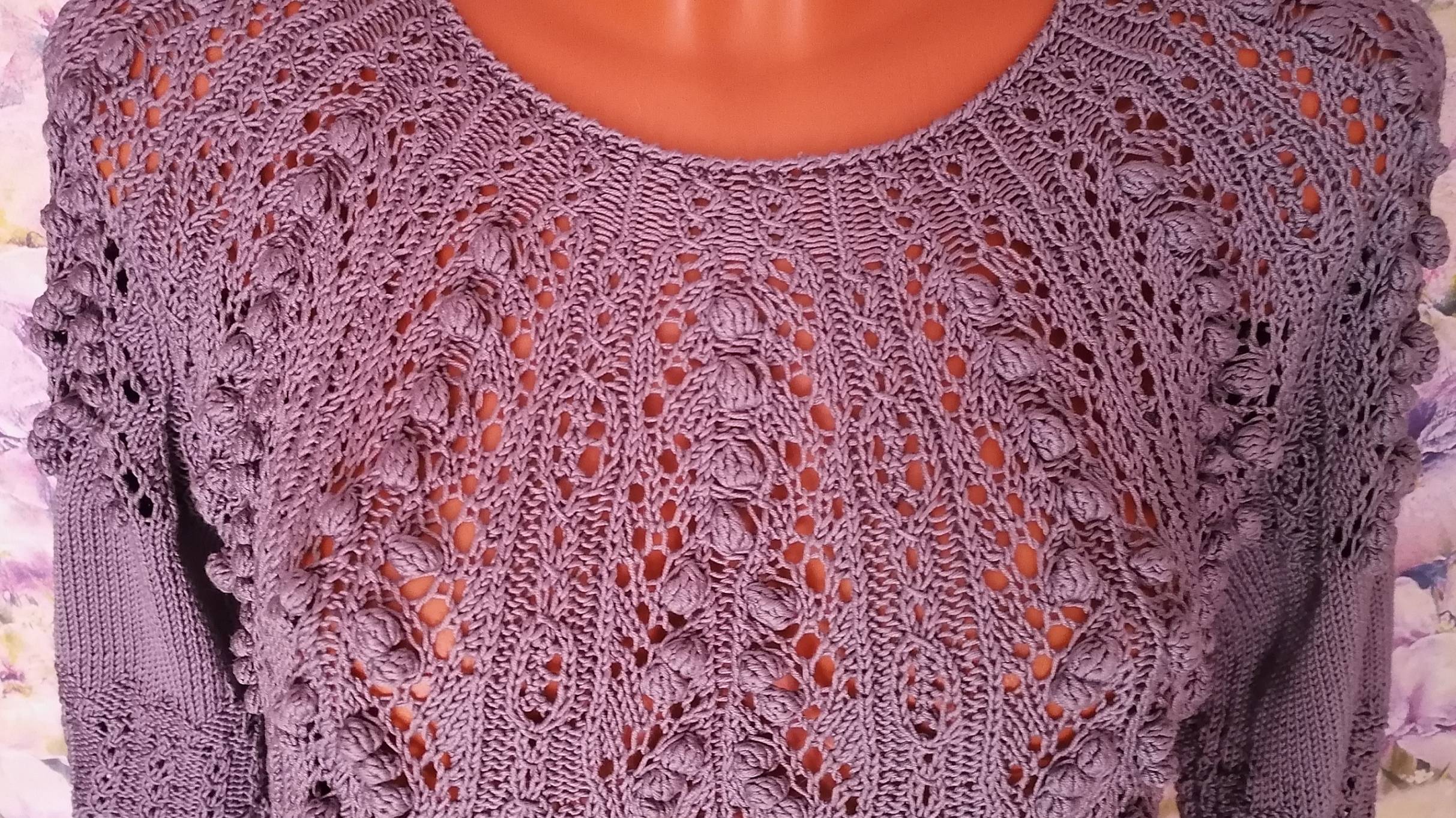 ВЯЖЕМ КОФТОЧКУ с КРАСИВОЙ КРУГЛОЙ КОКЕТКОЙ на 50-52 размер.ПОПЕТЕЛЬНЫЙ МК. смотреть онлайн