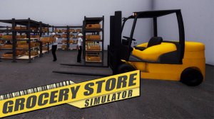 Погрузчик в здании - Grocery Store Simulator #16 прохождение