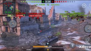 Танки блиц. Не спеша, не торопясь "Кран" катился по улице.