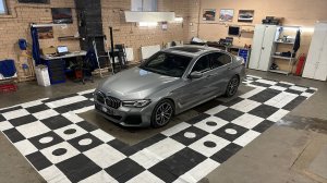 BMW 530 G30 на полном бронировании кузова полиуретановой пленкой