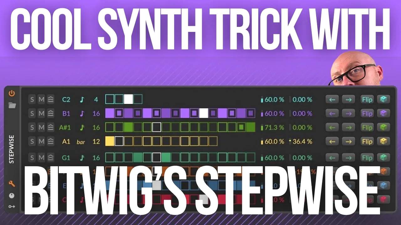 Bitwig Stepwise: Cool Synth Trick