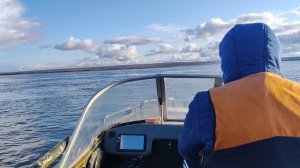 5 октября 2024 ТУРИСТИЧЕСКИЙ ВЫЕЗД на реку лодка Обь 1 мотор ХОНДА BF30