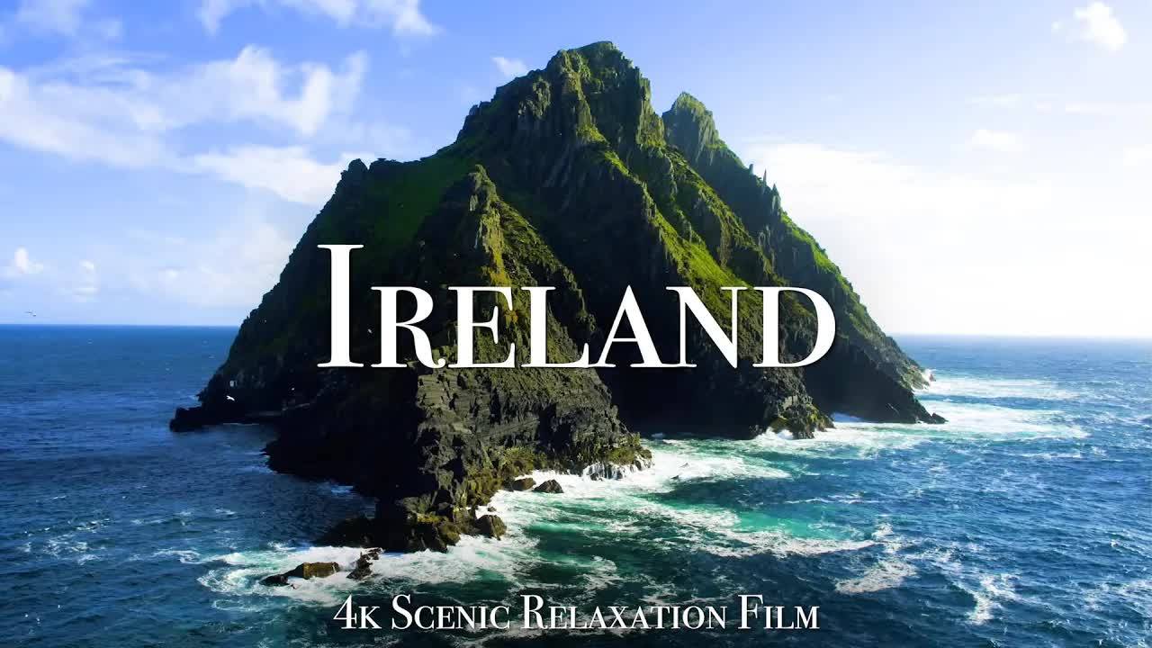 Ireland 4K - Scenic Relaxation Film With Calming Music