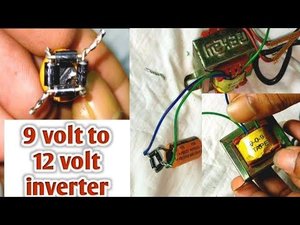 9 volt to 12 volt converter // 9.0.9 transformer // 12 volt battery charger #ytsciencetech