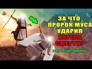 ПОЧЕМУ ПРОРОК МУСА ОТКАЗАЛСЯ УМИРАТЬ И УДАРИЛ АНГЕЛА СМЕРТИ В ГЛАЗ? ангел смерти пророк Моисей
