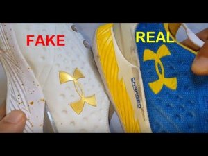 Real vs Fake Under Armour charged. How to spot fake Under Armour sneakers.