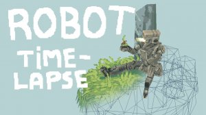 Block bench low poly robot timelapse