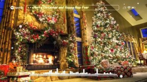 Christmas Jazz Music 2025 with Warm Crackling Fireplace to Relax Happy Christmas Jazz Ambience