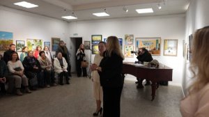 Фрагмент открытия выставки "Новый день" Санкт-Петербург, Невский проспект 60,  2024 год