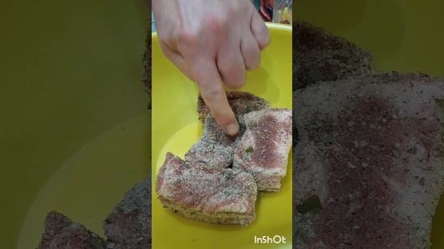 Солим грудинку, просто, быстро и вкусно!😉😃👍