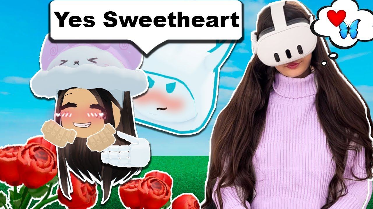 I Asked My CRUSH To Be My Valentine..❤️ (Roblox Vr Hands) смотреть онлайн
