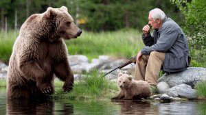 Мама-Медведица Принесла Своего Умирающего Детеныша К Рыбаку И Умоляла Его Спасти Ее, И Тут ЭТО Случ